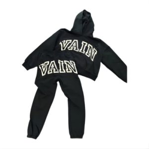 Saint Vanity Graphic Vain Black Tracksuit