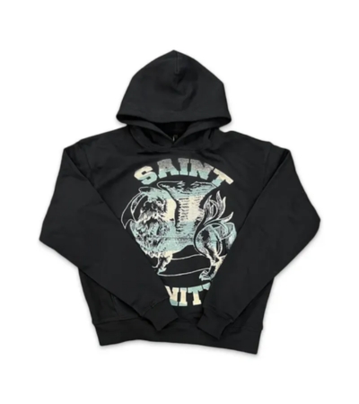Saint Vanity Black Logo Hoodie Saint Vanity Black Logo Hoodie