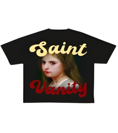 Saint Vanity Global Black Tshirt Saint Vanity Global Black Tshirt