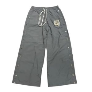 Saint Vanity Grey Nylon Tearaway Sweatpants